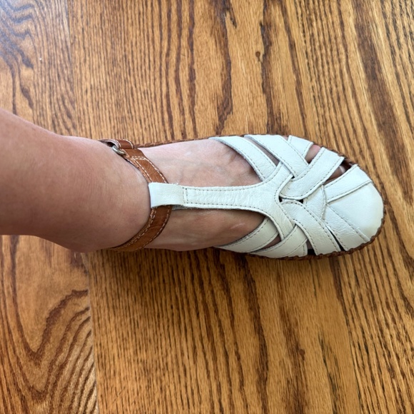 Pikolinos size 38 (8), white and cognac - Picture 5 of 7